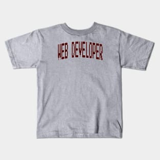 web developer Kids T-Shirt